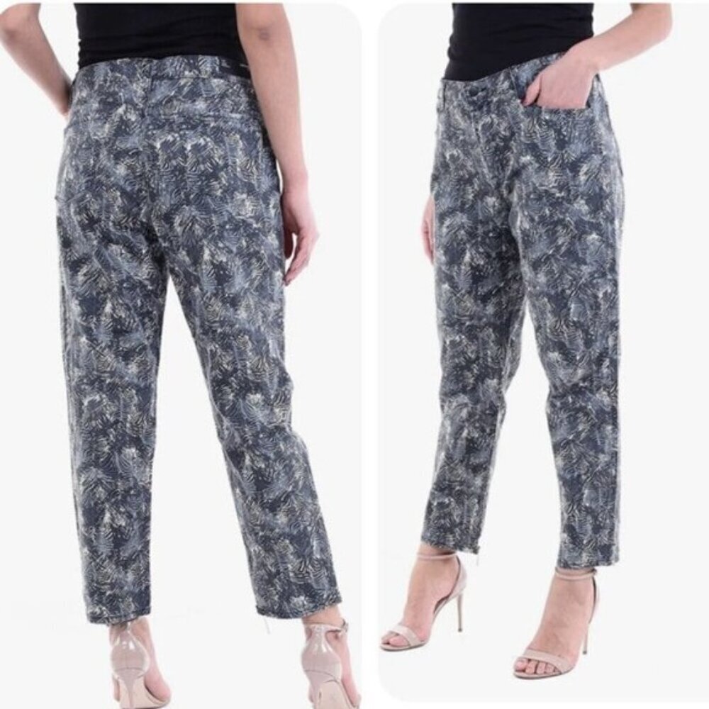 J Brand Ruby High Rise Cropped Cigarette Jeans in Cape Mountain 26